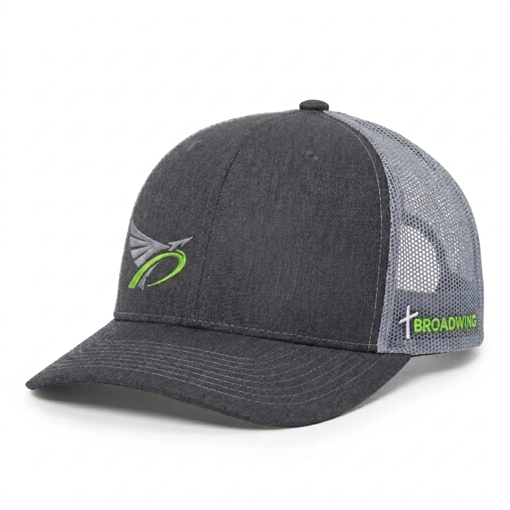 Pack of two crafted embroidered caps